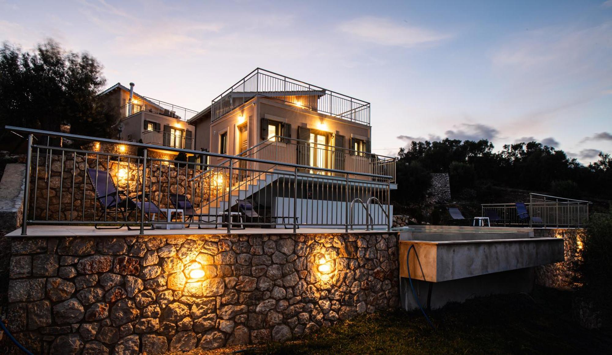 Villelia View Villas 2 Apolpaina Bagian luar foto